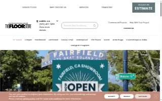 The Floor Store of San Jose website