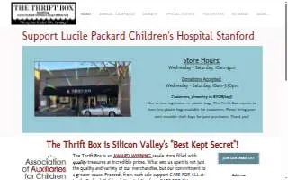 Thrift Box website