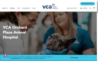 VCA Orchard Plaza Animal Hospital website