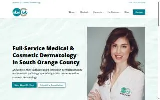 OC SkinLab website