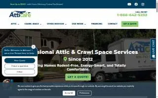 Atticare USA website