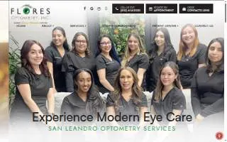 Flores Optometry Inc website