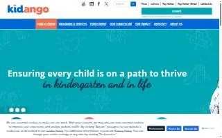 Kidango - Del Rey Center website