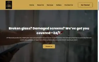 AT Glass Work website