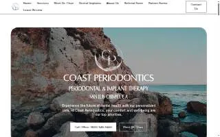 Coast Periodontics website