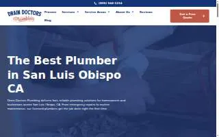 Drain Doctors Plumbing website