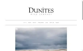 Dunites Wine Company website