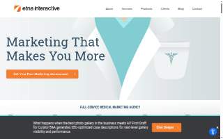 Etna Interactive website