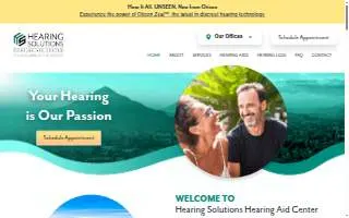 Hearing Solutions of San Luis Obispo website