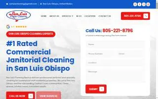 San Luis Carpet Cleaning website