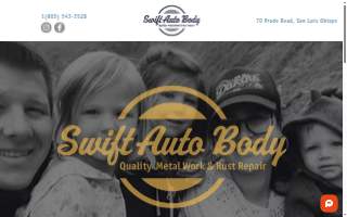 Swift Auto Body website