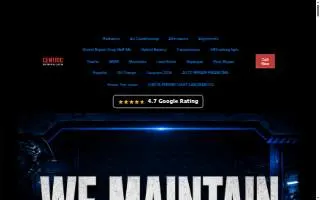 Centric Automotive Center of San Marcos website