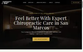Comprehensive Wellness Center - Chiropractor San Marcos website