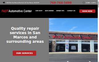 Fast Automotive Center website
