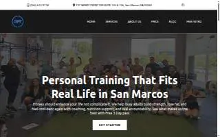 Genesis Fitness Training website