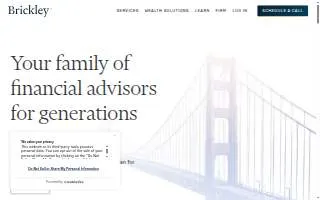 Brickley Wealth Management website