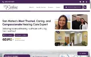 Eartone Hearing Aid Center of San Mateo website