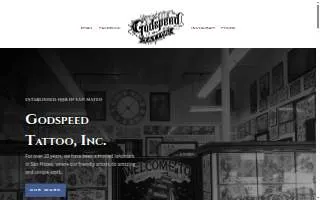 Godspeed Tattoo website
