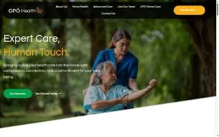 OPO Health website