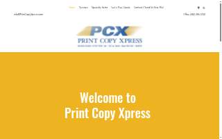 Print Copy Xpress website