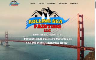 Rolling Sea Painting of San Mateo