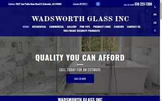 Wadsworth Glass Inc. website