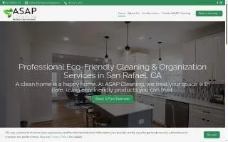 ASAP Cleaning Services website