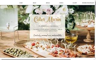 CaterMarin website