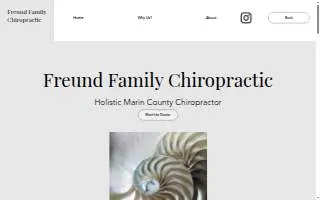 Freund Family Chiropractic website