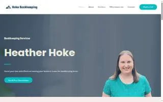 Hoke Bookkeeping website