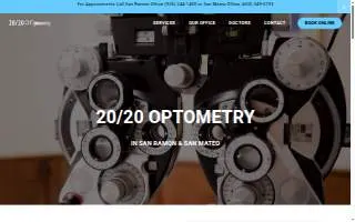 20/20 Optometry website