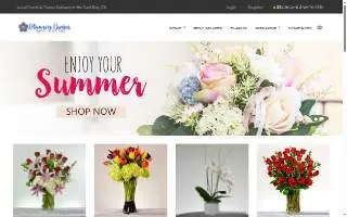 Blooming Garden Florist website