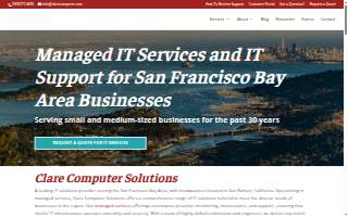 Clare Computer Solutions - Managed IT Services Oakland