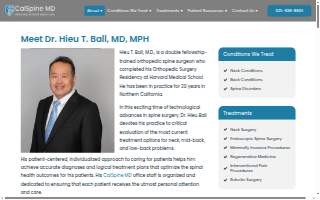 Hieu T. Ball, MD, MPH, CalSpineMD