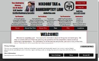 Nixdorf Tax & Bankruptcy Law, Eric M. Nixdorf, Esq., LL.M. Tax, Certified Bankruptcy Specialist of San Ramon