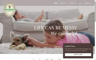 Tri-County Carpet Care website