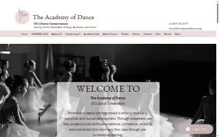 Academy of Dance website