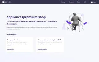Appliances Premium website