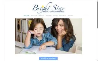Bright Star Speech & Language Services of Santa Ana website