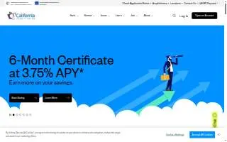 California Credit Union of Santa Ana website
