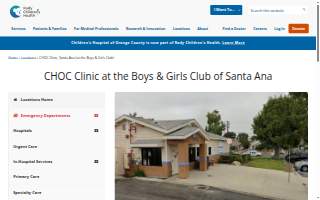 CHOC Clinic, Santa Ana (at the Boys & Girls Club)