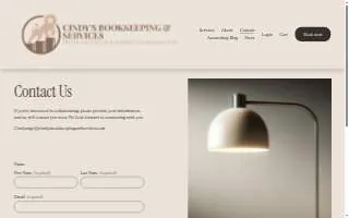 Cindy's Bookkeeping and Services website