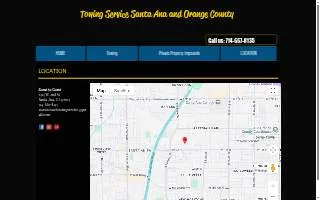 Coast to Coast Towing website
