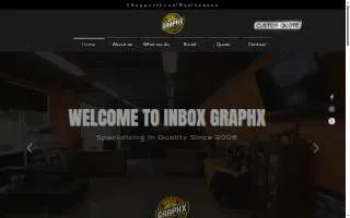 Inbox Graphx website