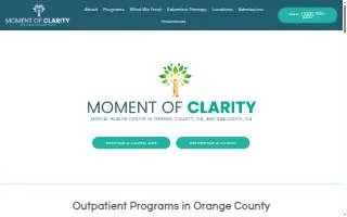 Moment of Clarity website