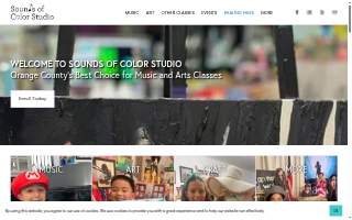 Sounds of Color Studio website