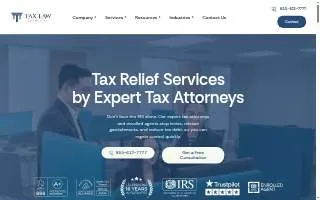 Tax Law Advocates website