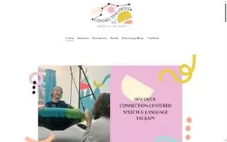Connecting Dots Speech Therapy website
