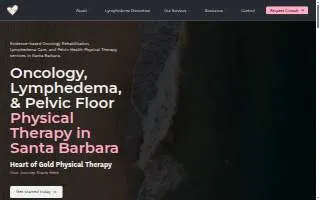 Heart of Gold Physical Therapy website