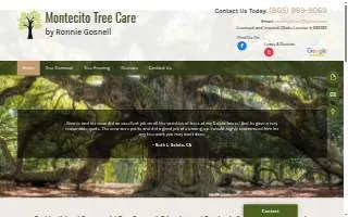 Montecito Tree Care website